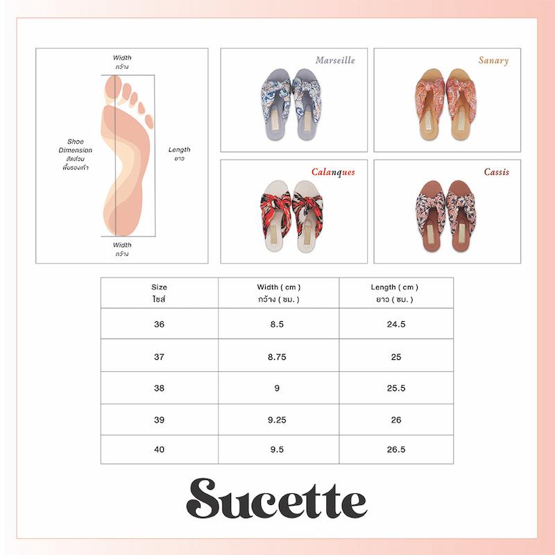 Cassis Slides - Sucette artistic shoes and fashion